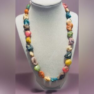 0138 Multicolor Beaded Necklace